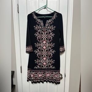 White House Black Market patterned dress